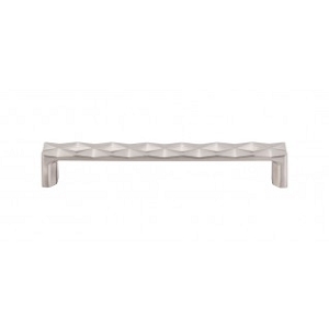 Top Knobs TK563BSN Quilted Pull 6 5/16 Inch CC Brushed Satin Nickel