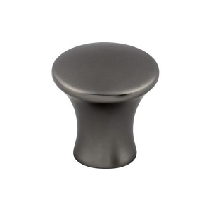 Top Knobs TK590AG Oculus Small Round Cabinet Knob 7/8 Inch Ash Gray