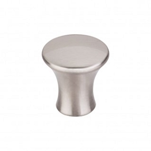 Top Knobs TK590BSN Oculus Small Round Cabinet Knob 7/8 Inch Brushed Satin Nickel