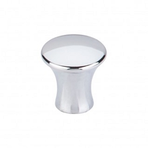 Top Knobs TK590PC Oculus Small Round Cabinet Knob 7/8 Inch Polished Chrome