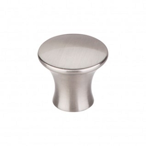 Top Knobs TK591BSN Oculus Medium Round Cabinet Knob 1 1/8 Inch Brushed Satin Nickel