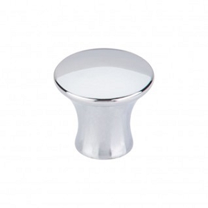 Top Knobs TK591PC Oculus Medium Round Cabinet Knob 1 1/8 Inch Polished Chrome