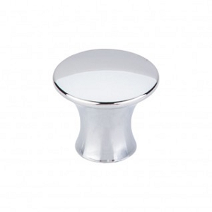 Top Knobs TK592PC Oculus Large Round Cabinet Knob 1 5/16 Inch Polished Chrome
