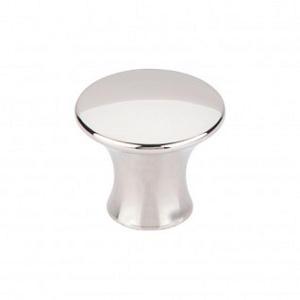 Top Knobs TK592PN Oculus Large Round Cabinet Knob 1 5/16 Inch Polished Nickel