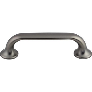 Top Knobs TK593AG Oculus Oval Pull 3 3/4 Inch Cabinet Pulls Ash Gray