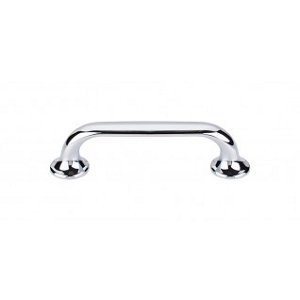 Top Knobs TK593PC Oculus Oval Pull 3 3/4 Inch Cabinet Pulls Polished Chrome