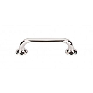 Top Knobs TK593PN Oculus Oval Pull 3 3/4 Inch Cabinet Pulls Polished Nickel