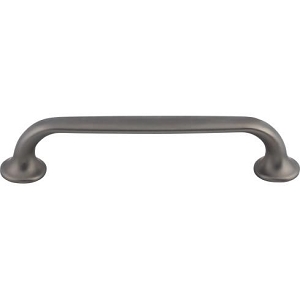 Top Knobs TK594AG Oculus Oval Pull 5 1/16 Inch Cabinet Pulls Ash Gray