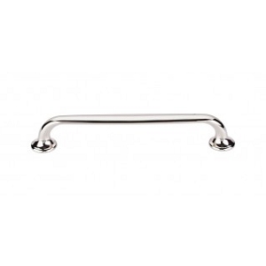 Top Knobs TK595PN Oculus Oval Pull 6 5/16 Inch Cabinet Pulls Polished Nickel