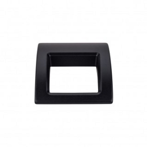 Top Knobs TK616BLK Tango 1 1/2 Inch CC Cabinet Pulls Flat Black