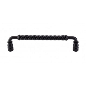 Top Knobs M674 Twisted Bar Pull 8 Inch CC Patina Black