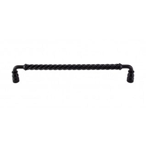 Top Knobs M677 Twisted Bar Pull 12 Inch CC Patina Black