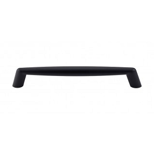 Top Knobs TK152BLK Rung Appliance Pull 12 Inch CC Flat Black