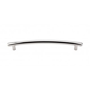 Top Knobs TK170PN Curved Appliance Pull 12 Inch CC Polished Nickel