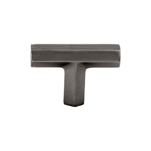 Top Knobs TK790AG Lydia 1 3/4 inch T Knob Ash Gray