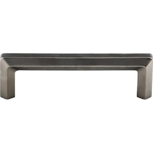 Top Knobs TK793AG Lydia 3 3/4 inch CC Pull Ash Gray