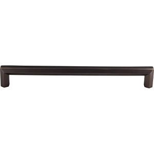 Top Knobs TK798AG Lydia 12 inch CC Appliance Pull Ash Gray