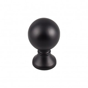 Top Knobs TK801BLK Kara 1 inch Cabinet Knob Black