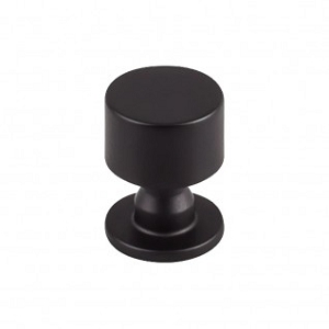 Top Knobs TK820BLK Lily 1 inch Cabinet Knob Black