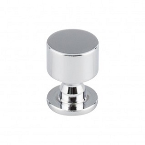 Top Knobs TK820PC Lily 1 inch Cabinet Knob Polished Chrome