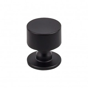 Top Knobs TK821BLK Lily 1 1/8 inch Knob Black