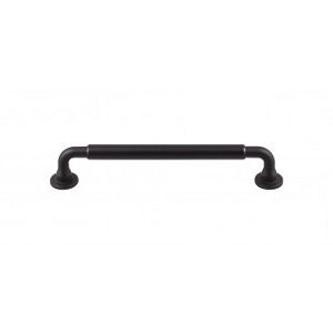 Top Knobs TK824BLK Lily 6 5/16 inch CC Pull Black