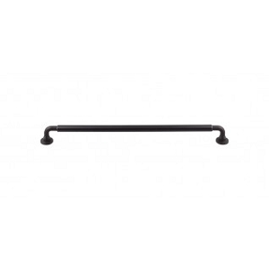 Top Knobs TK827BLK Lily 12 inch CC Pull Black