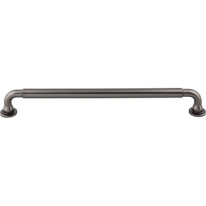 Top Knobs TK828AG Lily 12 inch CC Appliance Pull Ash Gray