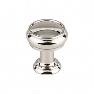 Top Knobs TK830PN Eden 1 inch Cabinet Knob Polished Nickel