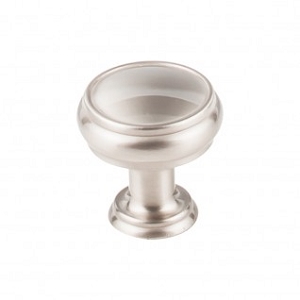 Top Knobs TK831BSN Eden 1 3/16 inch Cabinet Knob Brushed Satin Nickel