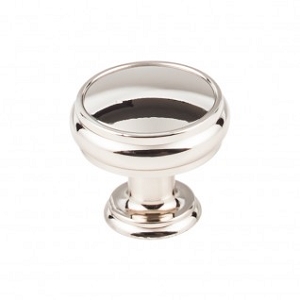 Top Knobs TK832PN Eden 1 3/8 inch Cabinet Knob Polished Nickel