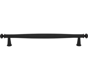 Top Knobs TK3198BLK Coddington Appliance Pull 18 Inch CC Flat Black