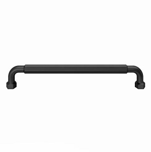 Top Knobs TK3207BLK Dustin Appliance Pull 12 Inch CC Flat Black