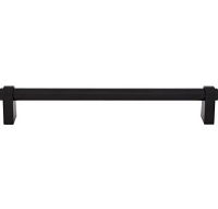 Top Knobs TK3216BLK Lawrence Appliance Pull 12 Inch CC Flat Black