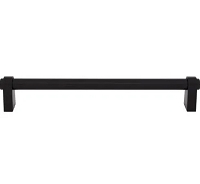 Top Knobs TK3217BLK Lawrence Appliance Pull 18 Inch CC Flat Black
