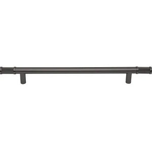 Top Knobs TK3238AG Burnham Appliance Pull 12 Inch CC Ash Gray
