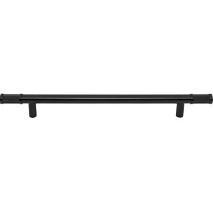 Top Knobs TK3238BLK Burnham Appliance Pull 12 Inch CC Flat Black