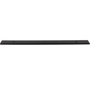Top Knobs TK3287BLK Radcliffe Appliance Backplate 12 Inch CC Flat Black