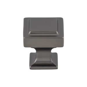 Top Knobs TK701AG Ascendra Knob 1 1/8 Inch Ash Gray