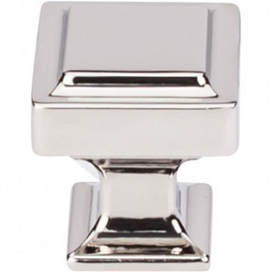 Top Knobs TK701PN Ascendra Knob 1 1/8 Inch Polished Nickel