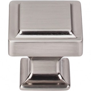 Top Knobs TK702BSN Ascendra Knob 1 1/4 Inch Brushed Satin Nickel