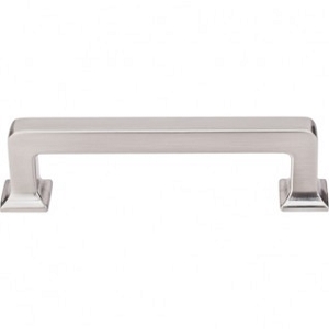Top Knobs TK703BSN Ascendra Pull 3 3/4 Inch CC Brushed Satin Nickel
