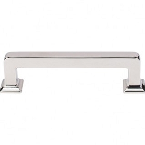Top Knobs TK703PN Ascendra Pull 3 3/4 Inch CC Polished Nickel