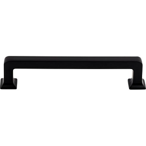 Top Knobs TK703BLK Ascendra Pull 3 3/4 Inch CC Flat Black