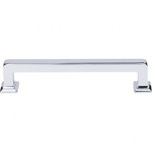 Top Knobs TK704PC Ascendra Pull 5 1/16 Inch CC Polished Chrome