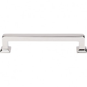 Top Knobs TK704PN Ascendra Pull 5 1/16 Inch CC Polished Nickel