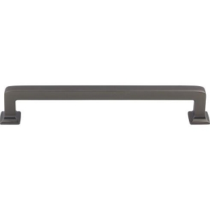 Top Knobs TK705AG Ascendra Pull 6 5/16 Inch CC Ash Gray