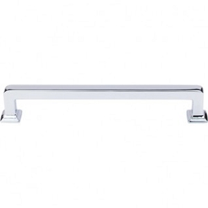 Top Knobs TK705PC Ascendra Pull 6 5/16 Inch CC Polished Chrome