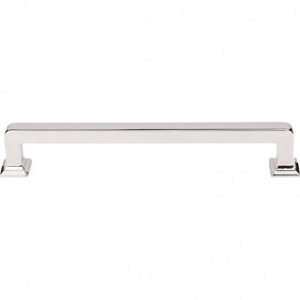 Top Knobs TK705PN Ascendra Pull 6 5/16 Inch CC Polished Nickel