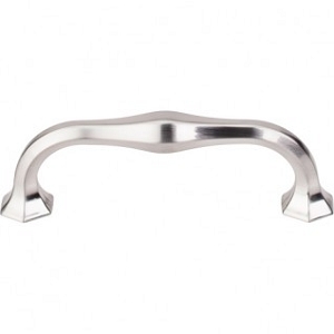 Top Knobs TK714BSN Spectrum Pull 3 3/4 Inch CC Brushed Satin Nickel